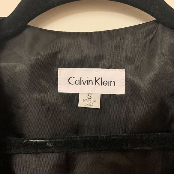 Calvin Klein Suede Waist Coat Size small - Picture 2 of 4